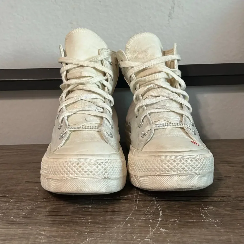 Converse Chuck Taylor All-Star 70 Hi Y2K Heart Women’s Shoes Size 9 White